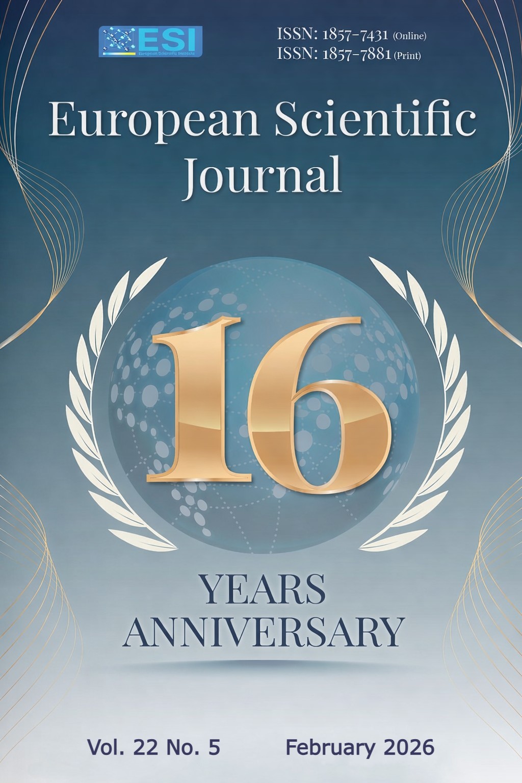 European Scientific Journal (ESJ), the largest interdisciplinary journal in Europe.